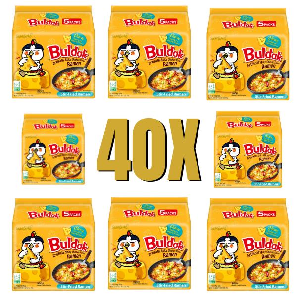 40x Buldak Nudeln Cheesev I Buldak Ramen