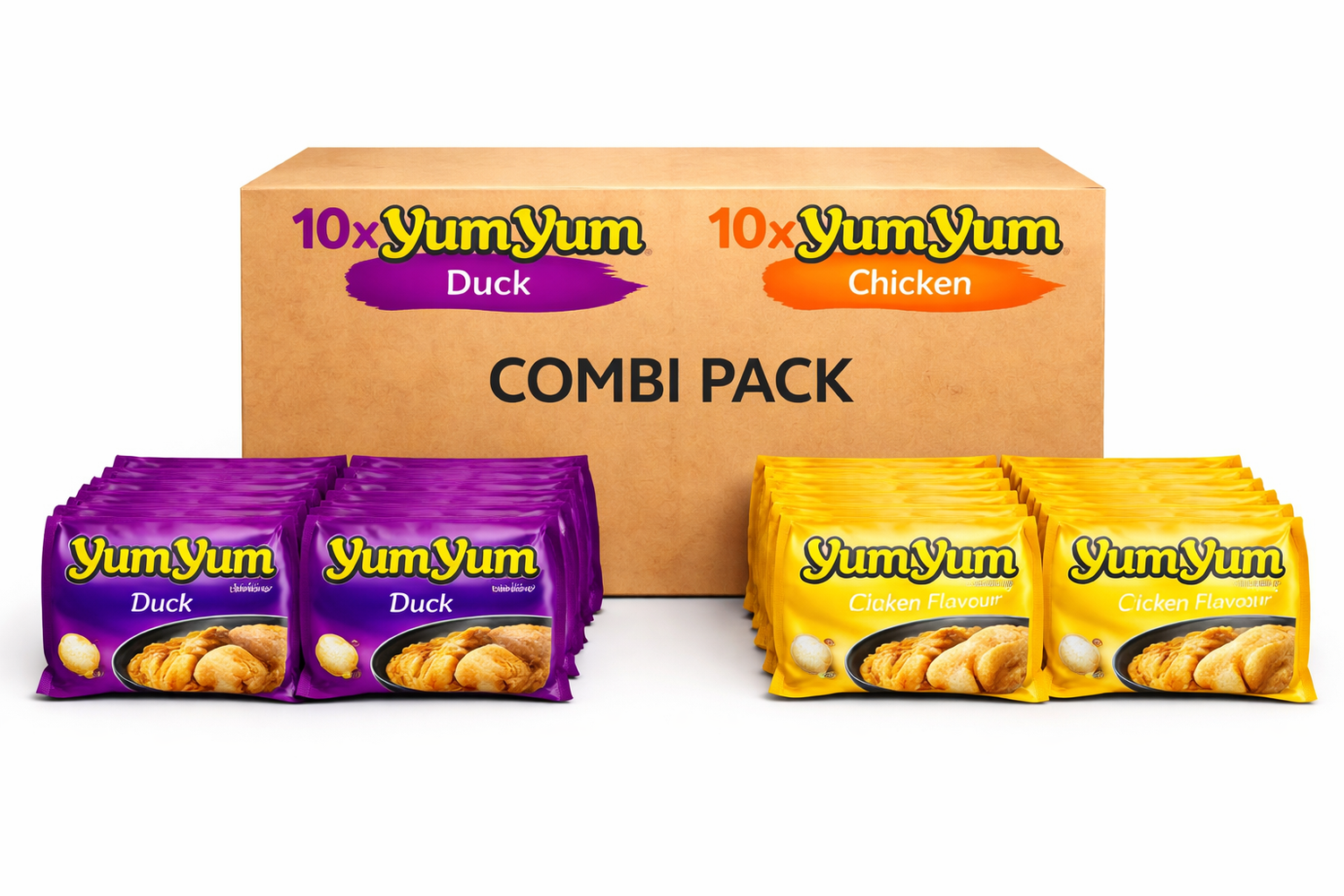 10x Yumyum Chicken + 10x Yumyum Ente
