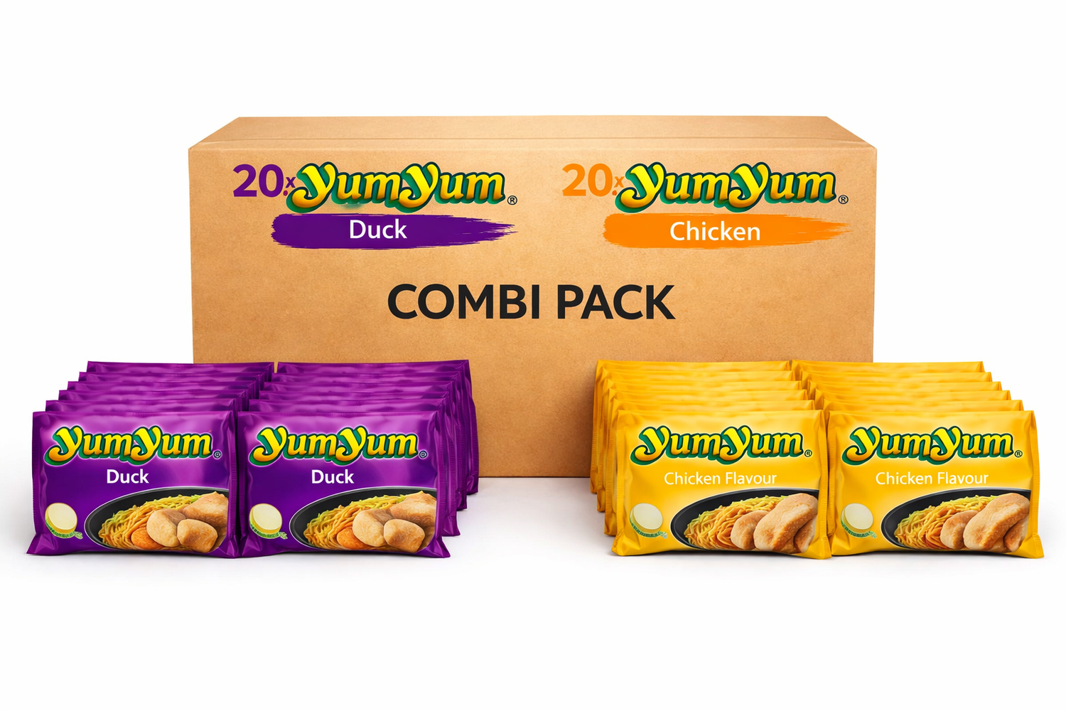 20x Yumyum Chicken + 20x Yumyum Ente