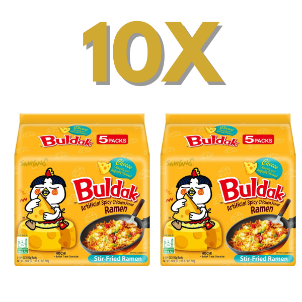 10x Buldak Nudeln Cheese