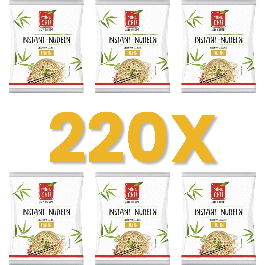 Ming Chu Instant-Nudeln Huhn 220 Packungen