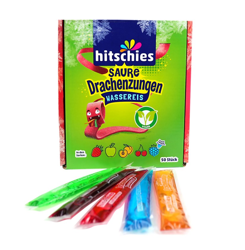 hitschies Saure Drachenzungen Wassereis 2000 ml