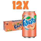 12 x Fanta USA Peach 330 ml