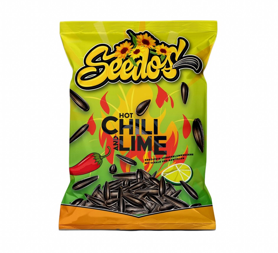 Hot Chili & Lime Seedos Sonnenblumenkerne 100g