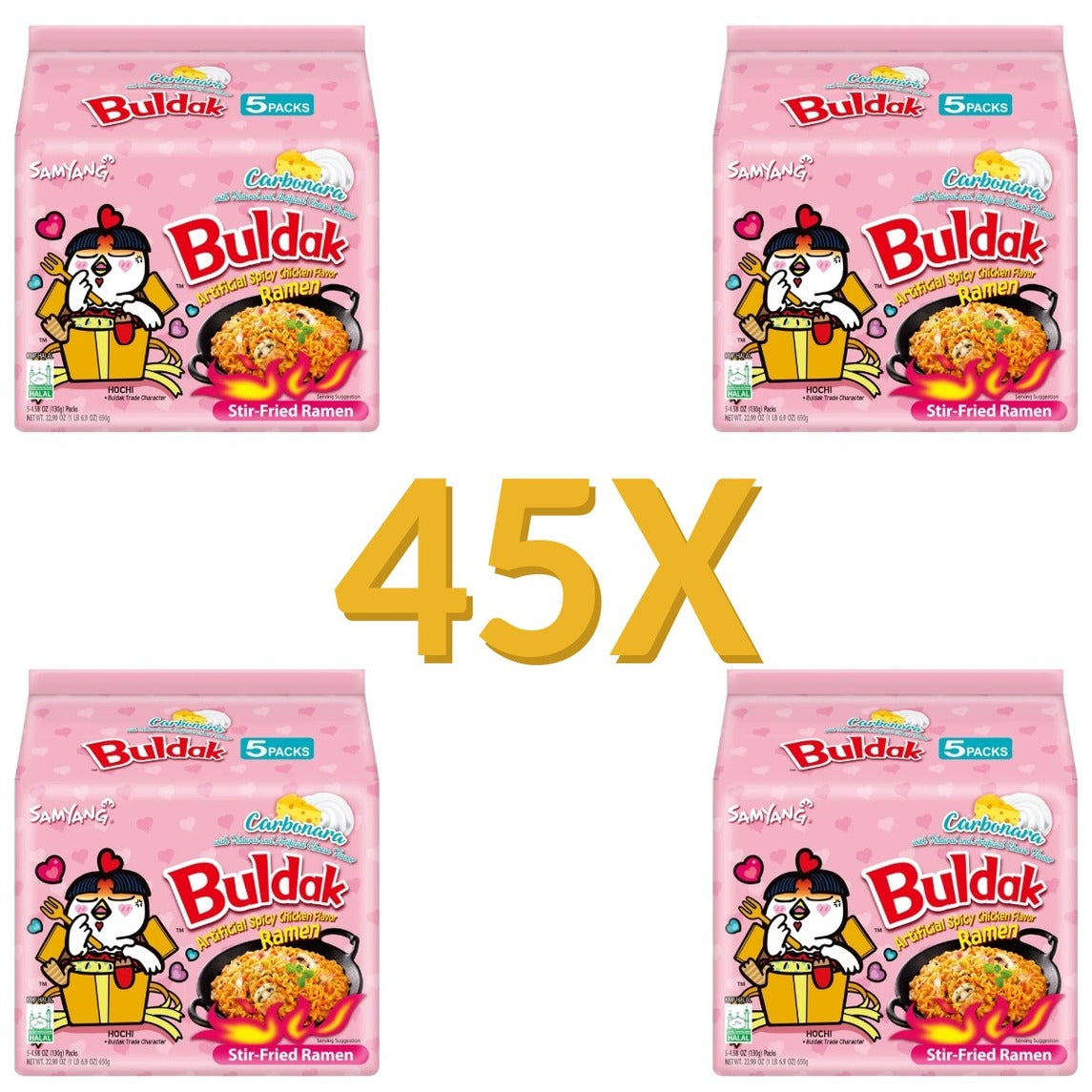 Samyang Buldak Carbonara 45er Pack