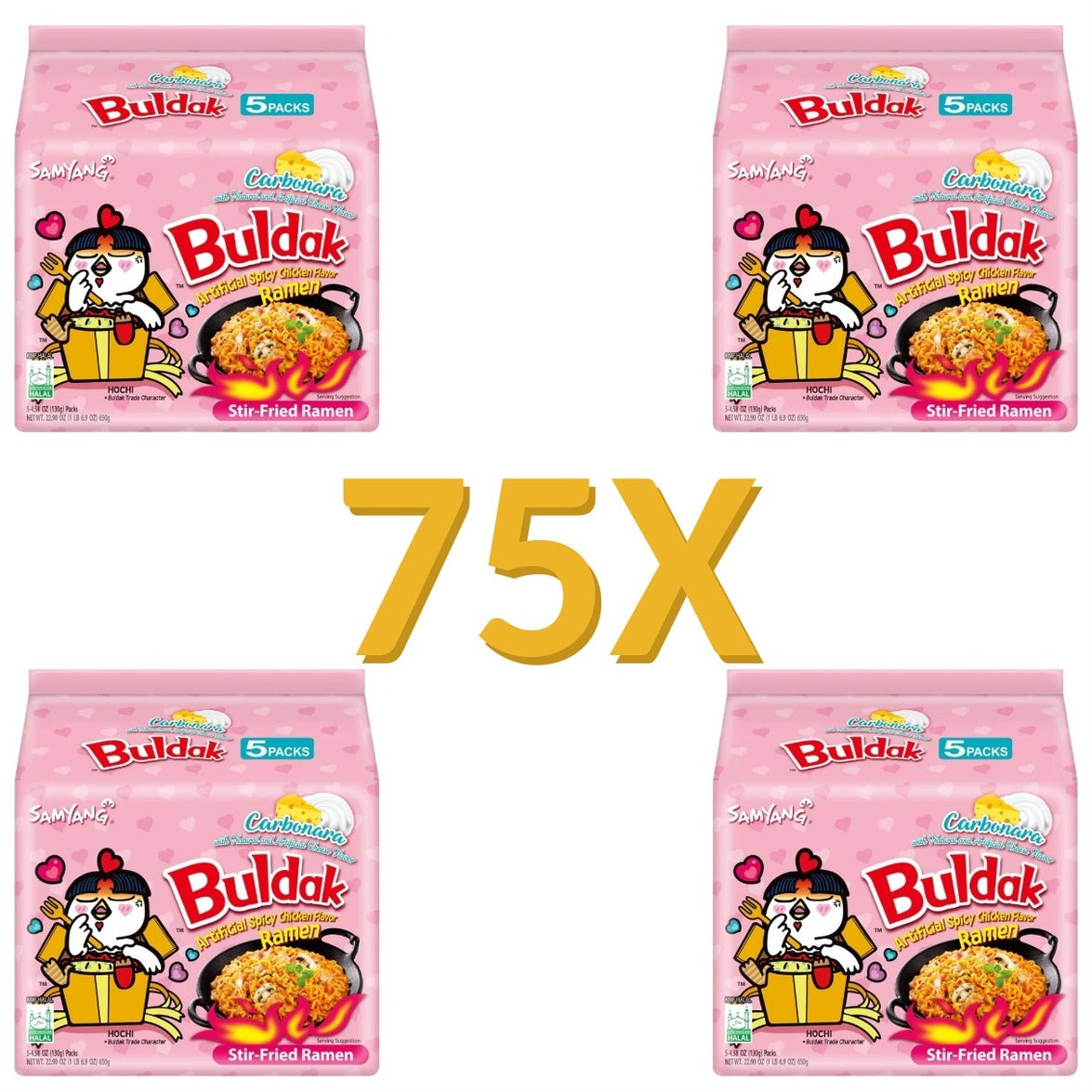 Samyang Buldak Carbonara 75er Pack