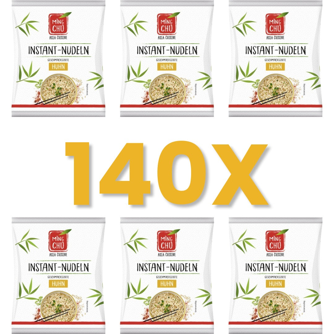 Ming Chu Instant-Nudeln Huhn 140 Packungen