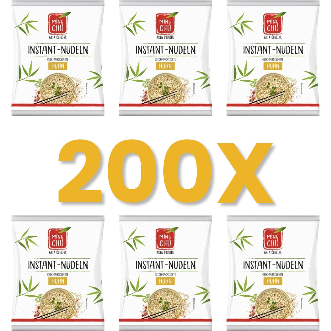 Ming Chu Instant-Nudeln Huhn 200 Packungen