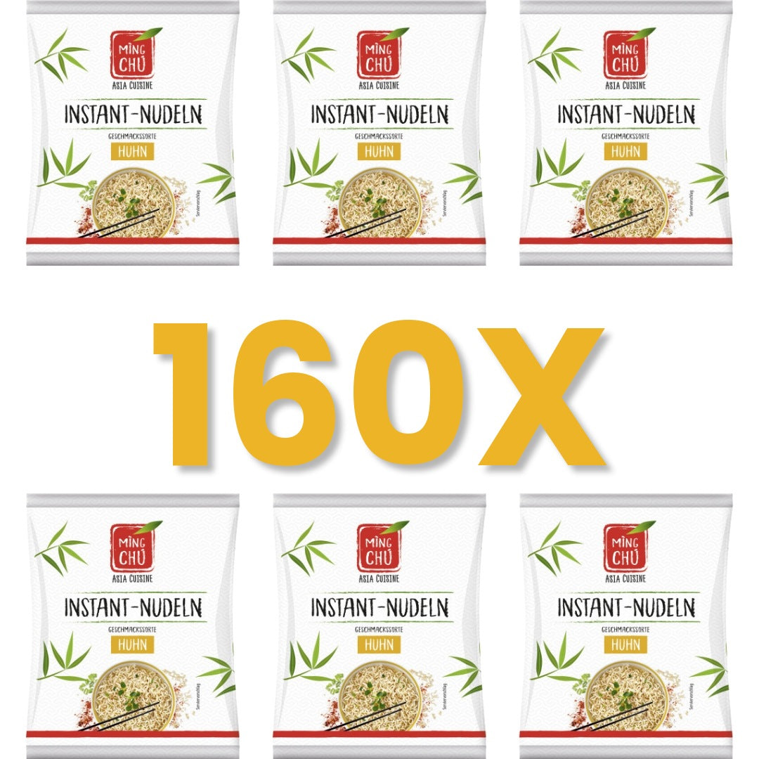 Ming Chu Instant-Nudeln Huhn 160 Packungen