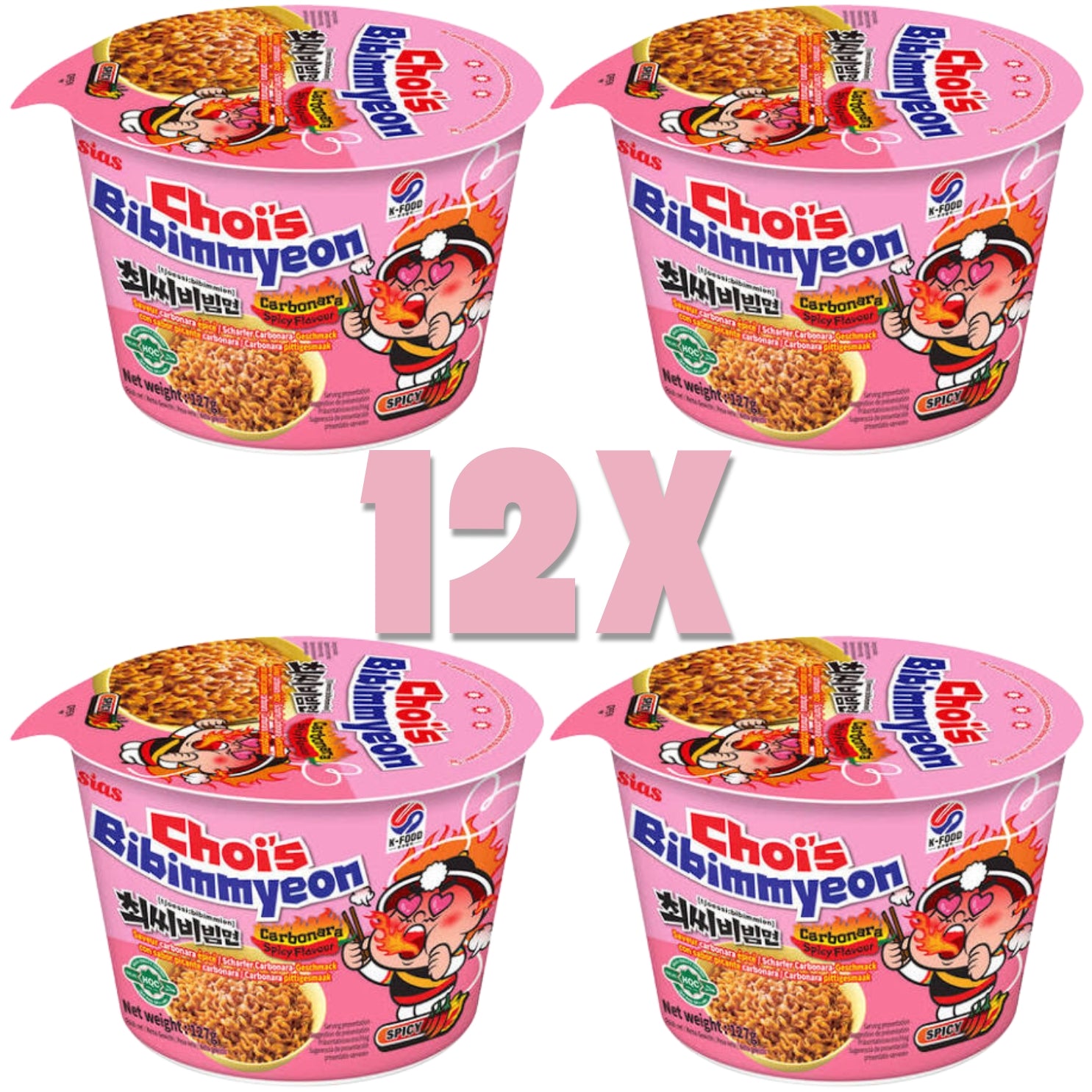 Choi’s Ramyeon Instant Nudeln Cup Carbonara 12 x 107