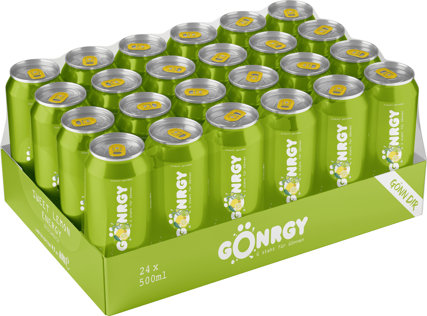 Sweet Lemon - GÖNRGY Energy Drink by MontanaBlack 24x 500ml