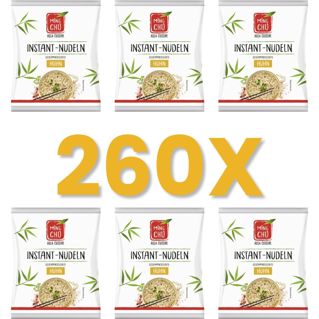 Ming Chu Instant-Nudeln Huhn 260 Packungen