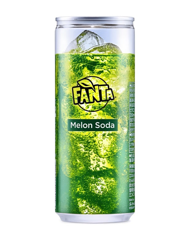 BEVER FANTA 250 ML MELON SODA CAN ASIAN